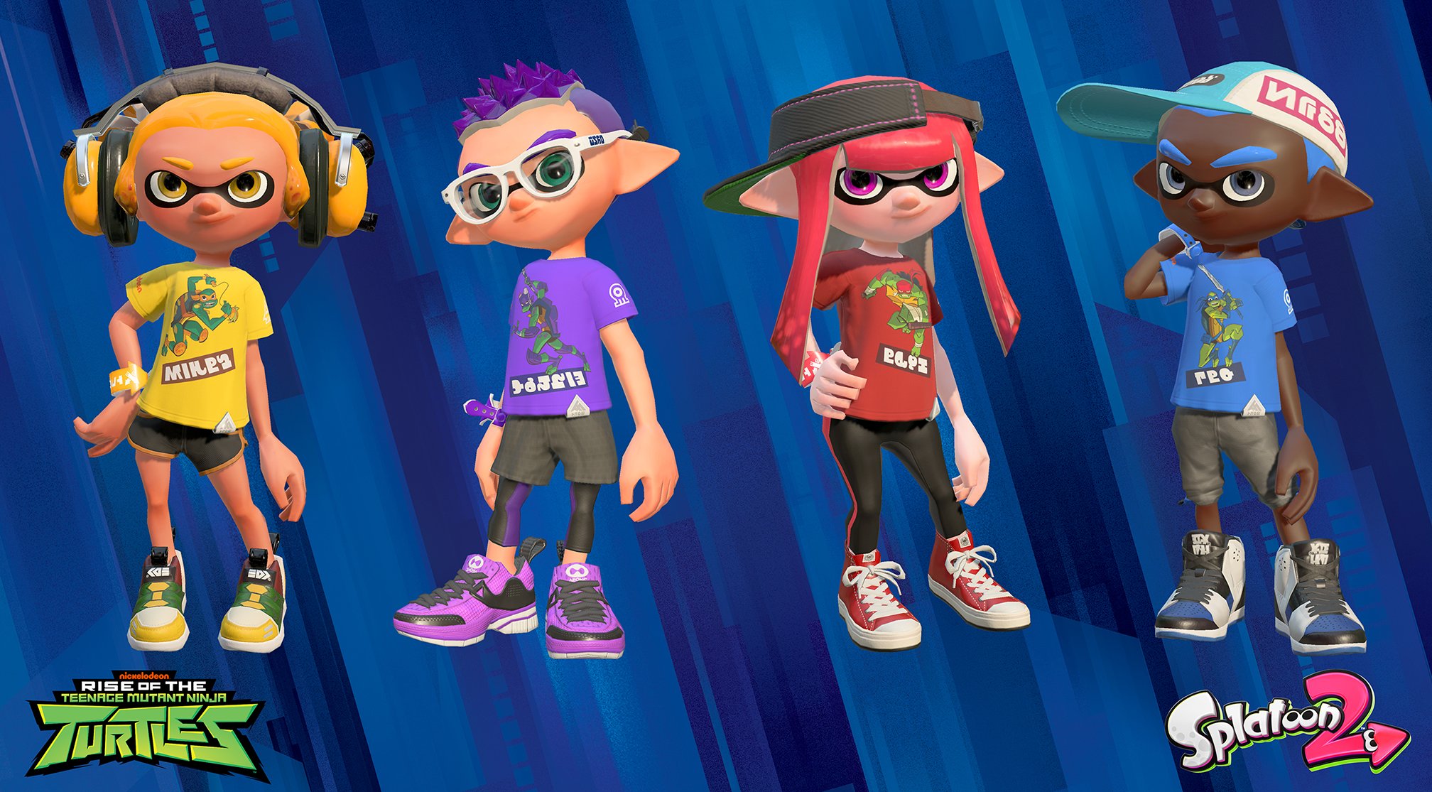 The Teenage Mutant Ninja Turtles para el siguiente Splatfest