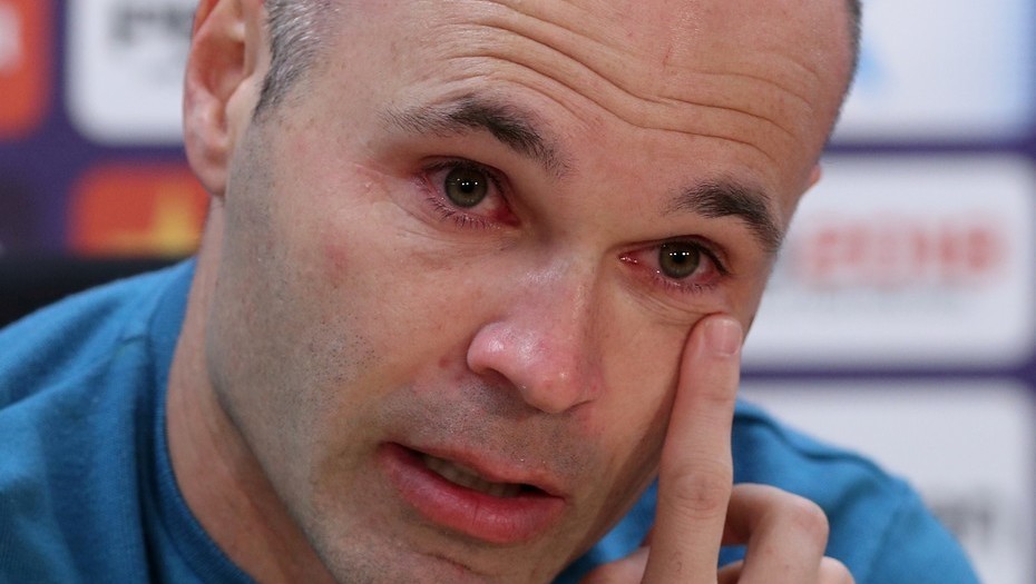 Andres iniesta se retira del Barcelona Fc