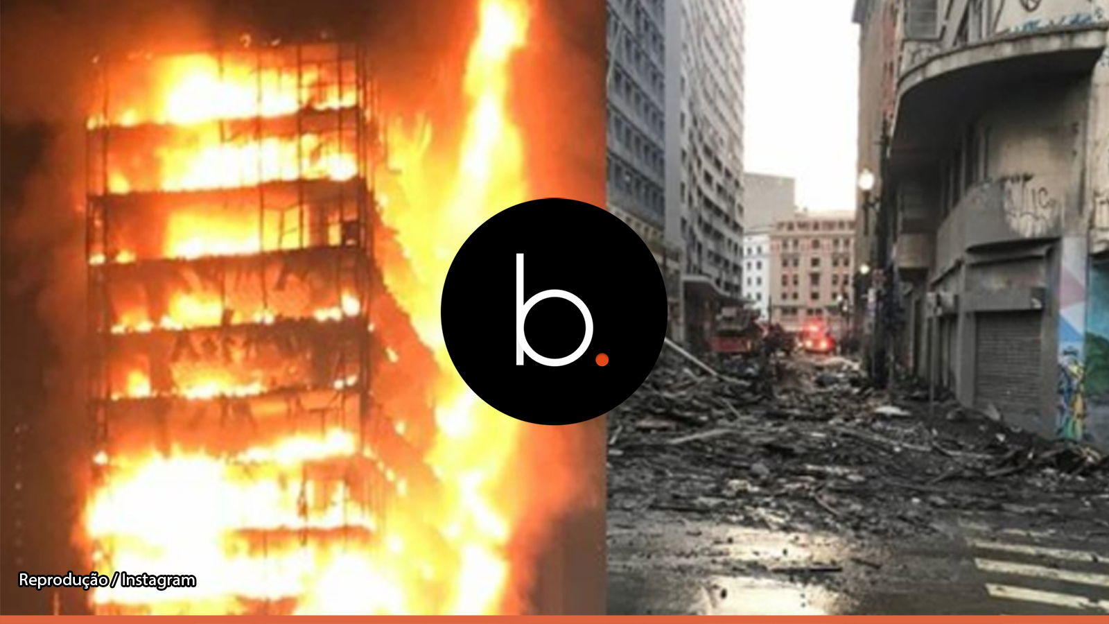 Ex-BBB registra Fotos do Incêndio em São Paulo em primeira mão