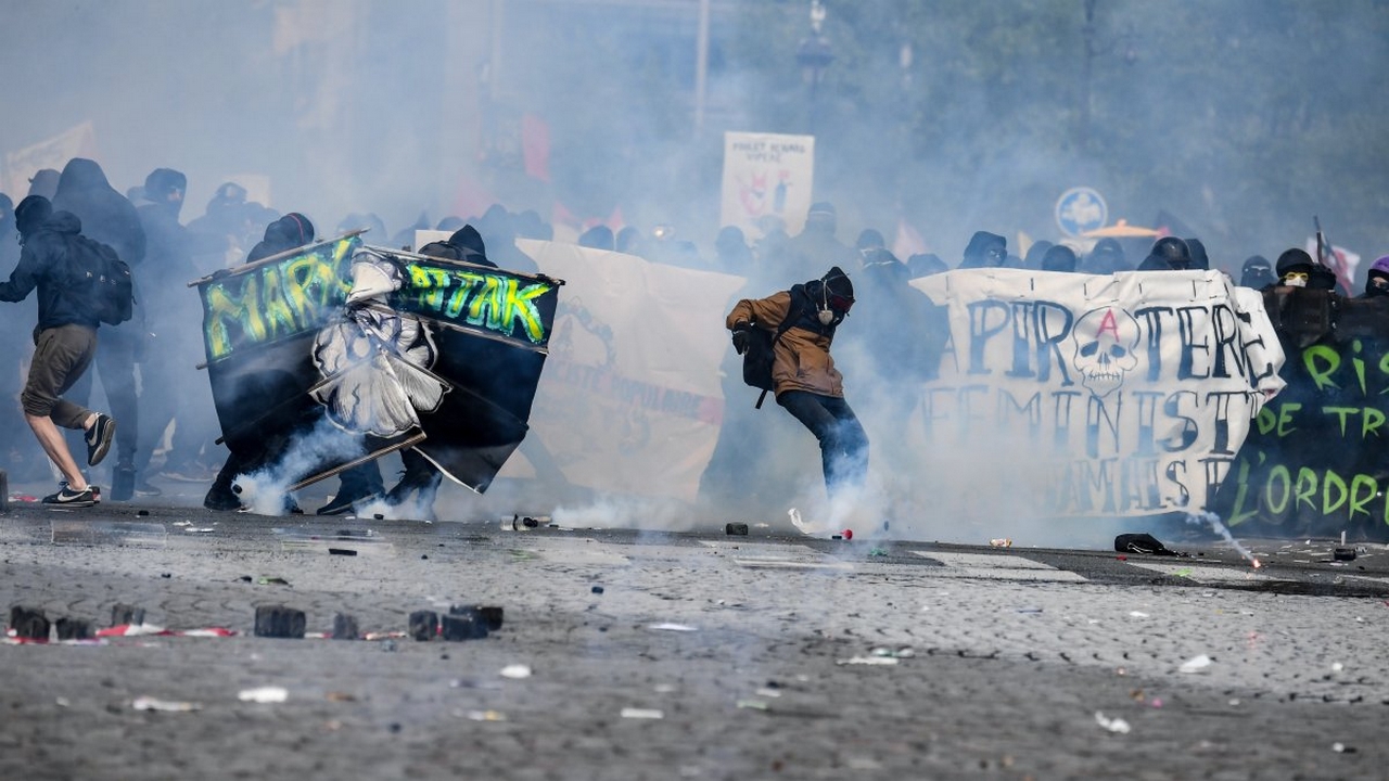 1er mai à Paris: 109 personnes placées en garde à vue