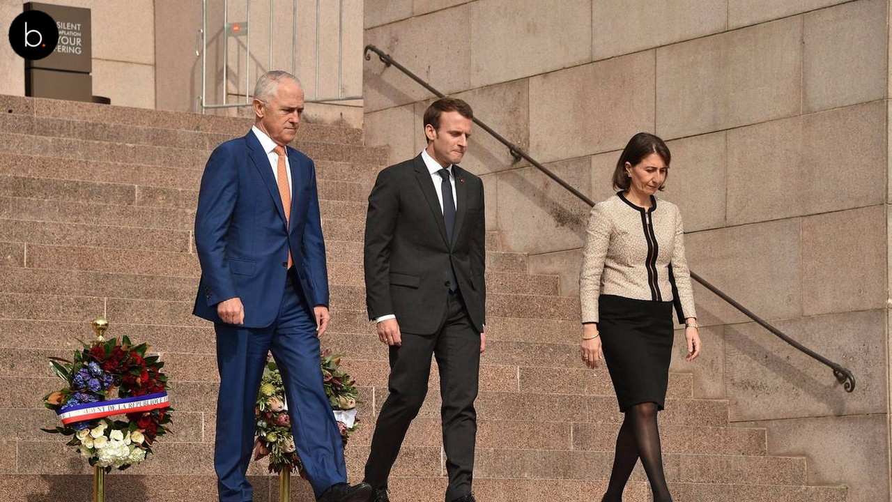 Emmanuel Macron fait une gaffe en Australie