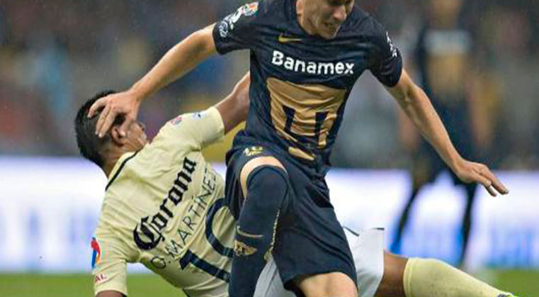 Las Águilas del América ganan a Pumas 4-1