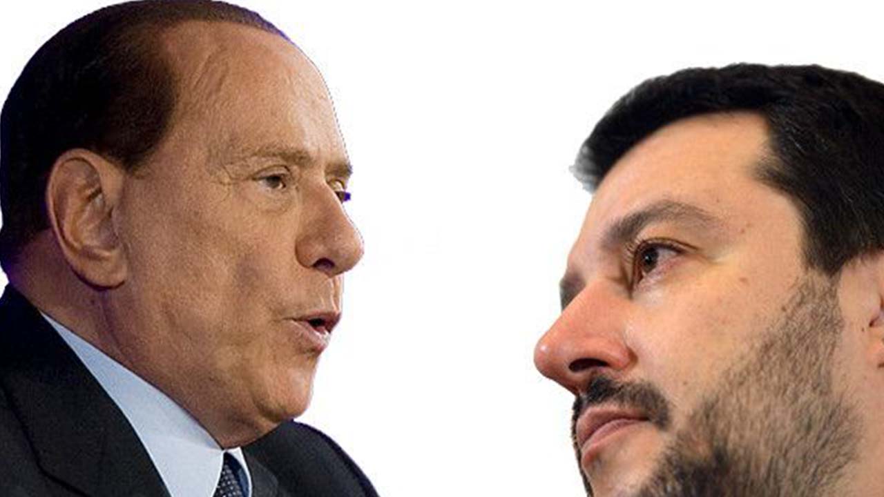 Matteo Salvini e Silvio Berlusconi: frattura all'orizzonte?