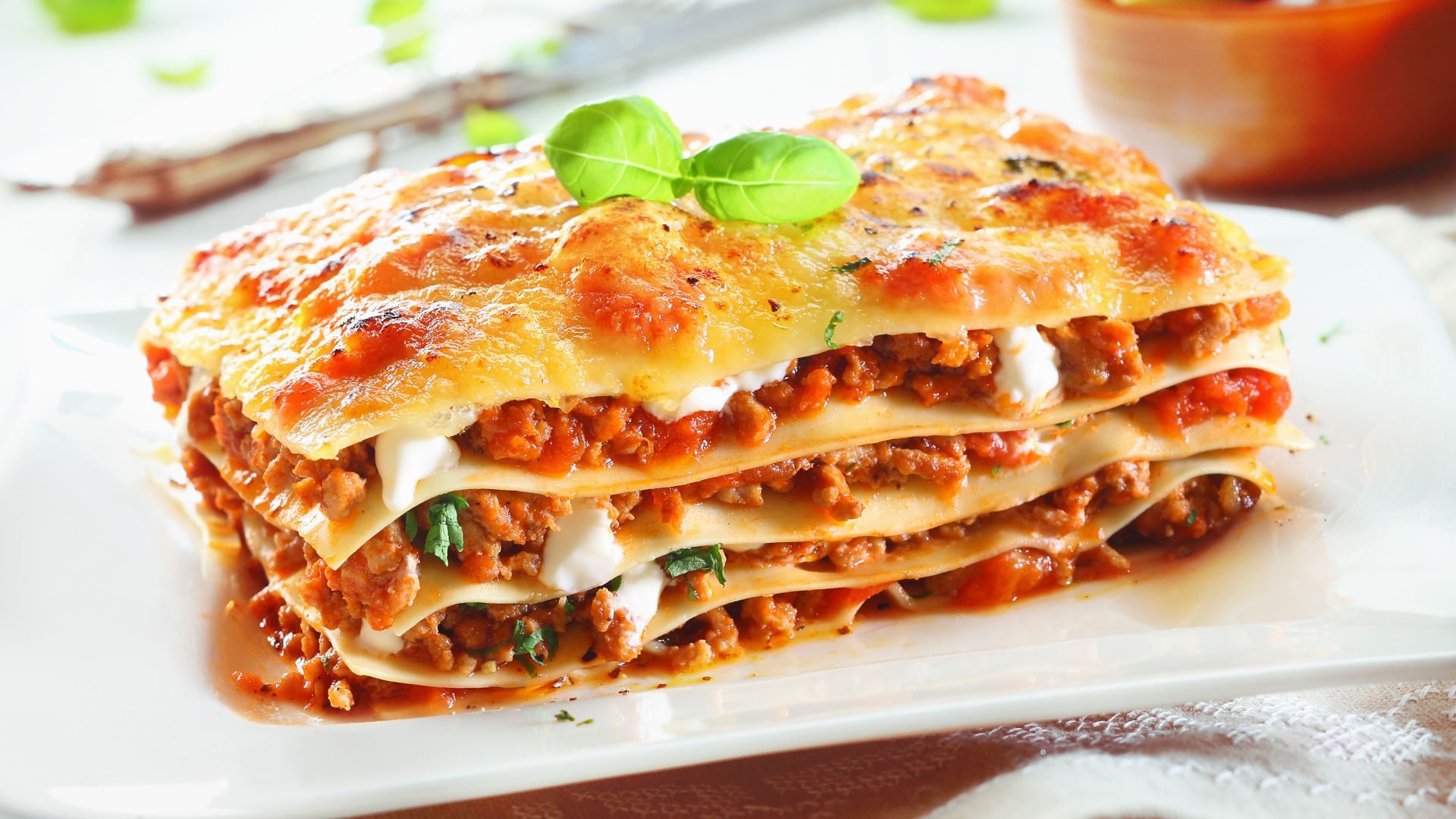 Recetas sin gluten: camarón carbonara y lasaña vegetariana