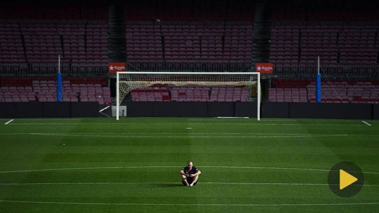 Andrés Iniesta dice adiós al Camp nou
