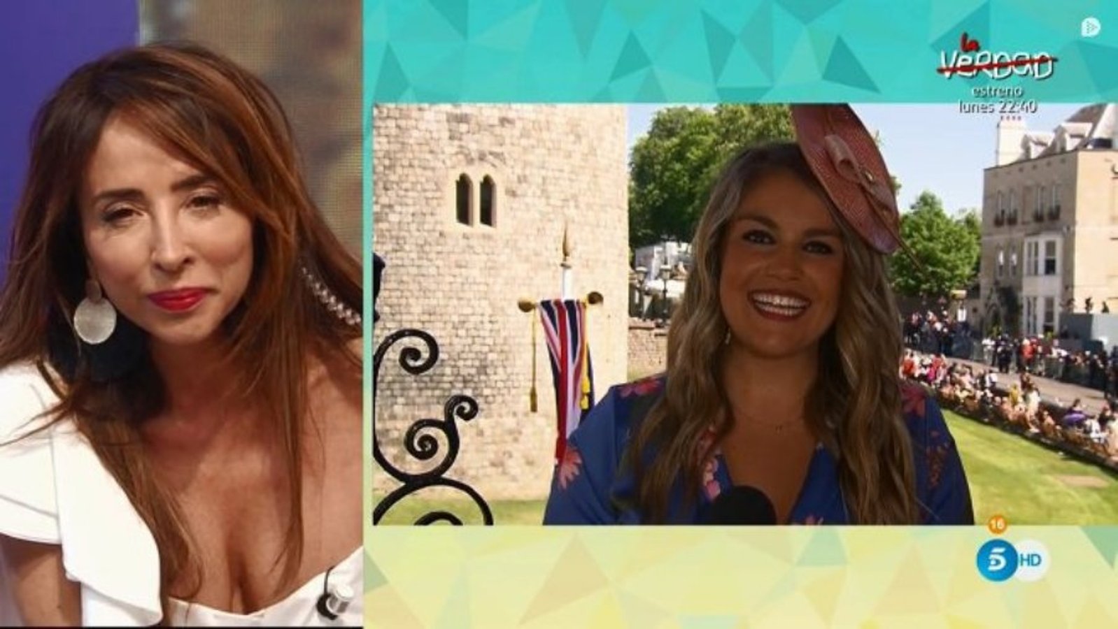 María Patiño hace el ridículo con la boda del príncipe Harry y Meghan Markle