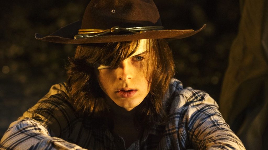 El cabello largo de Carl Grimes