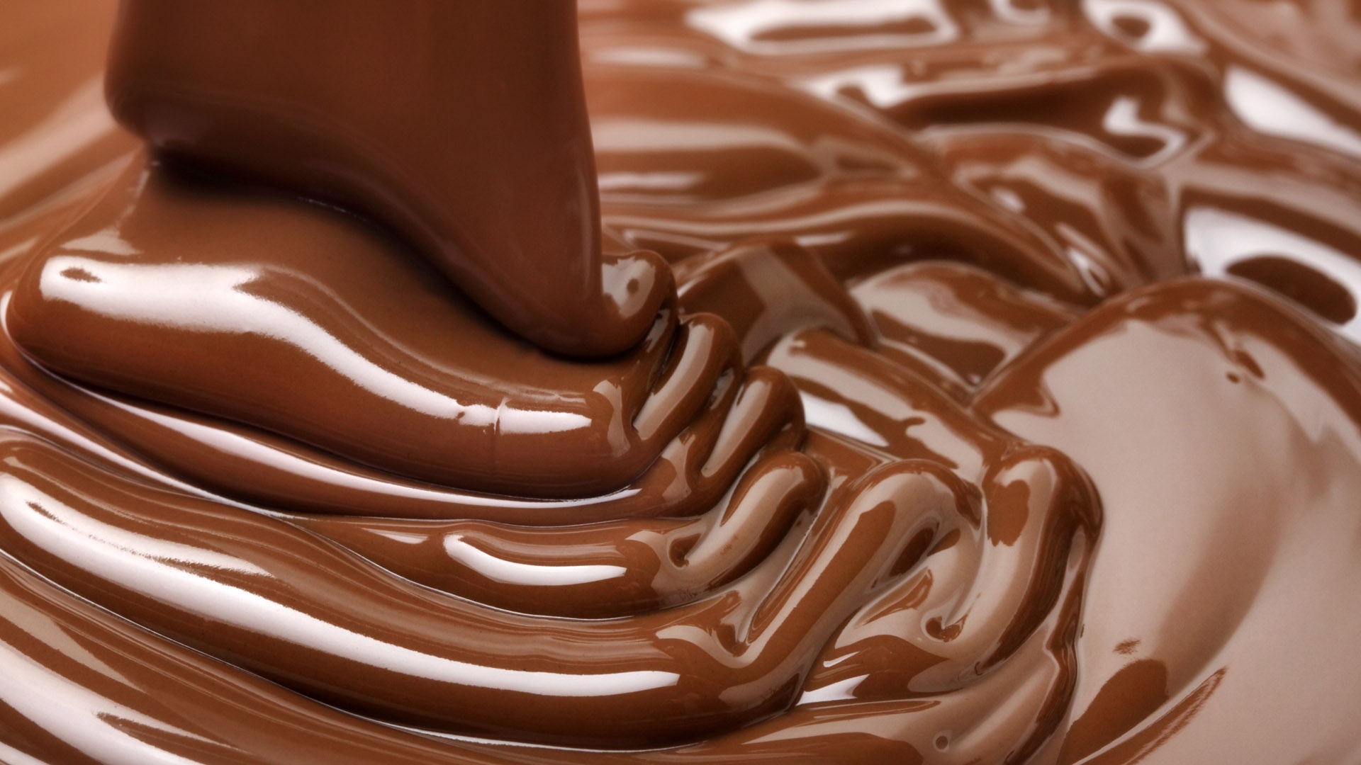 El chocolate infantil en forma de pastel.