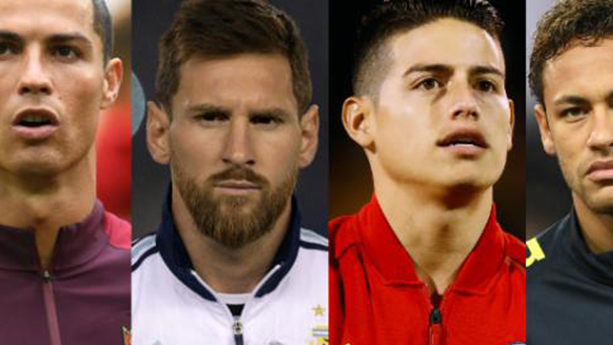 Messi, Ronaldo, James y Neymar ¿Que hacen antes del Mundial Rusia 2018?