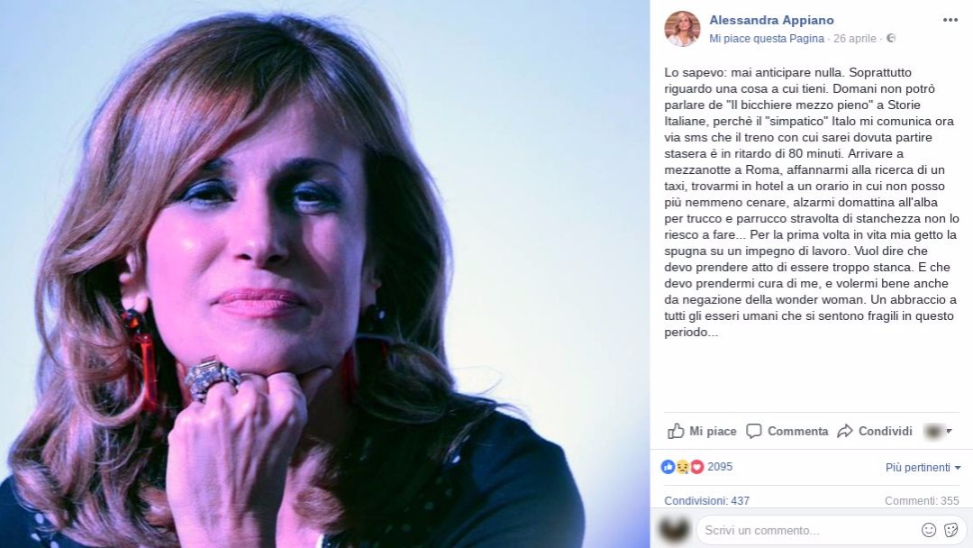 La scrittrice Alessandra Appiano si toglie la vita a 59 anni