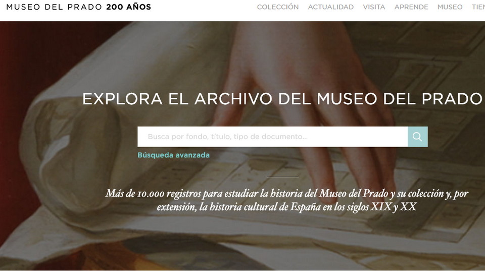 El Museo del Prado abre al público su gran archivo digital
