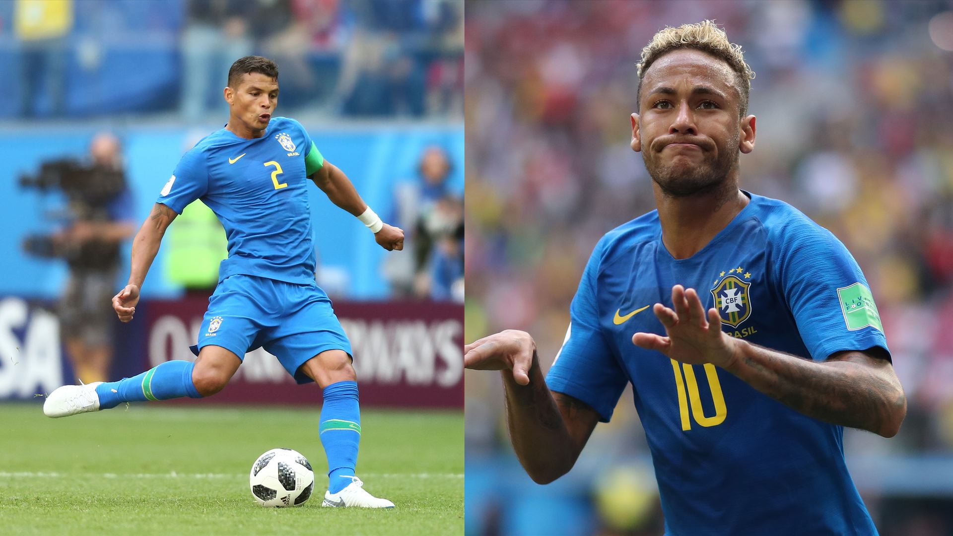 Neymar xingou Thiago Silva durante jogo do Brasil