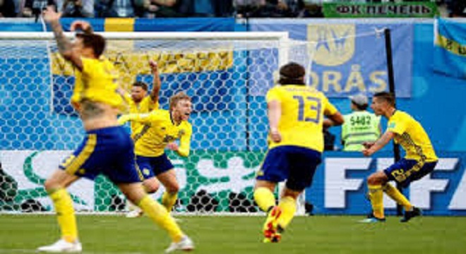 VIDEO: Suecia llega a 4tos de final seis mundiales después