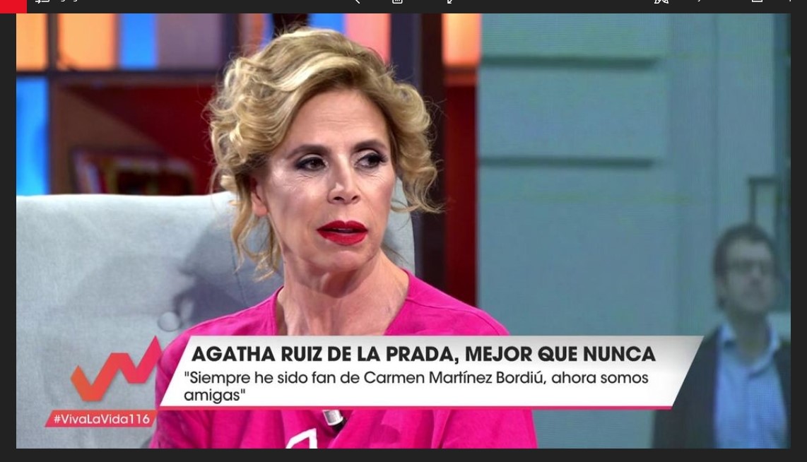 Ágatha Ruiz de la Prada admitió estar enamorada de Luis Miguel Rodríguez
