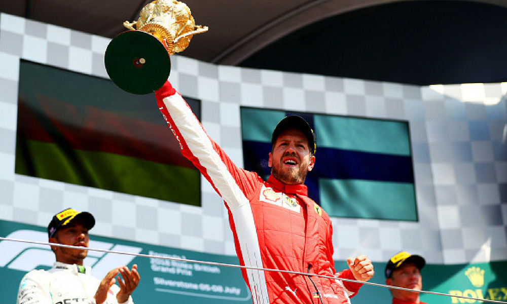 Fórmula 1: El alemán Sebastian Vettel gana a Hamilton en el GP de Gran Bretaña