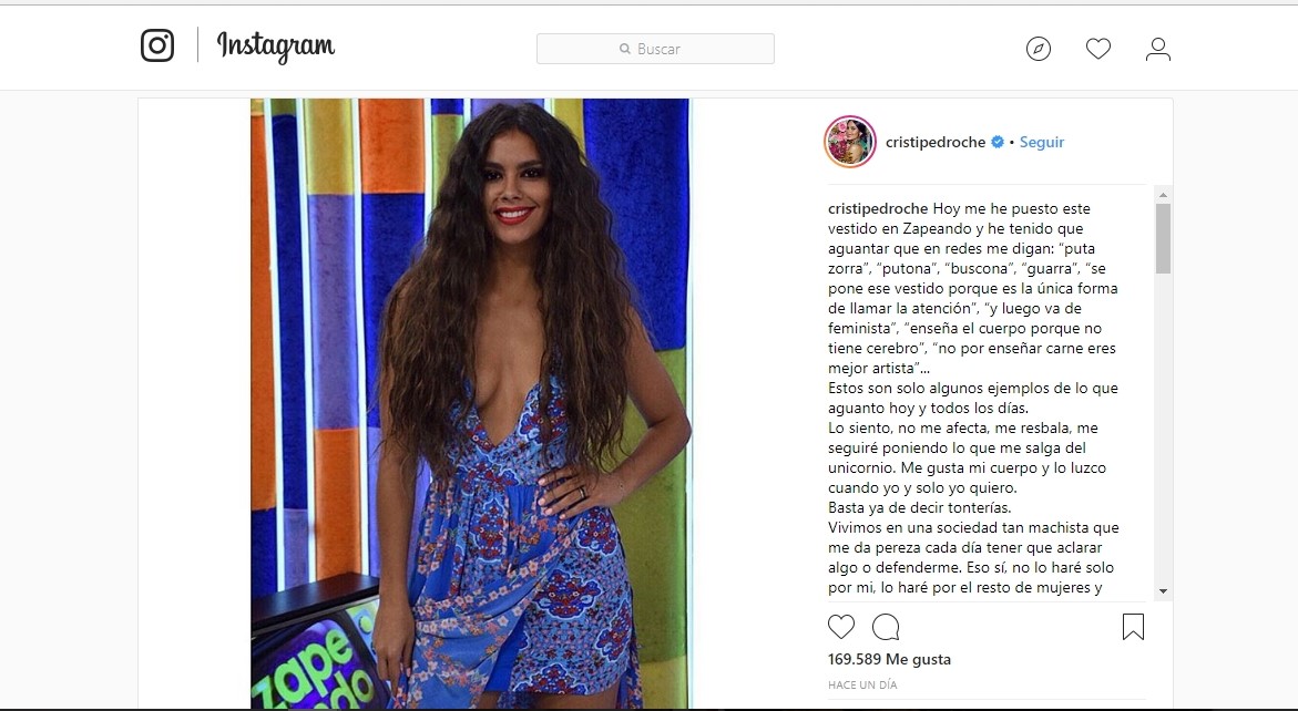 Pedroche responde a las críticas por su escote profundo en Zapeando