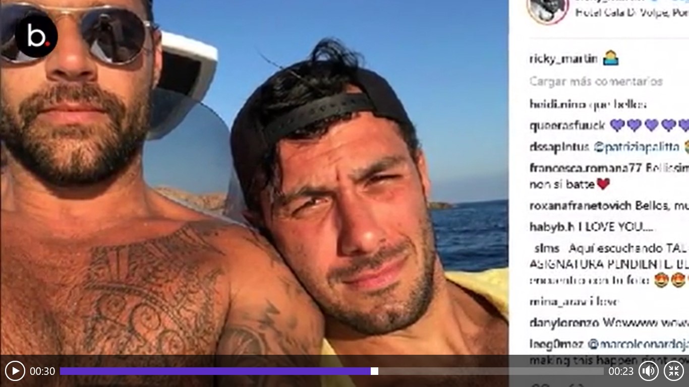 Ricky Martín y su esposo,Yosef, pasan unas esplendidas vacaciones en Cerdeña