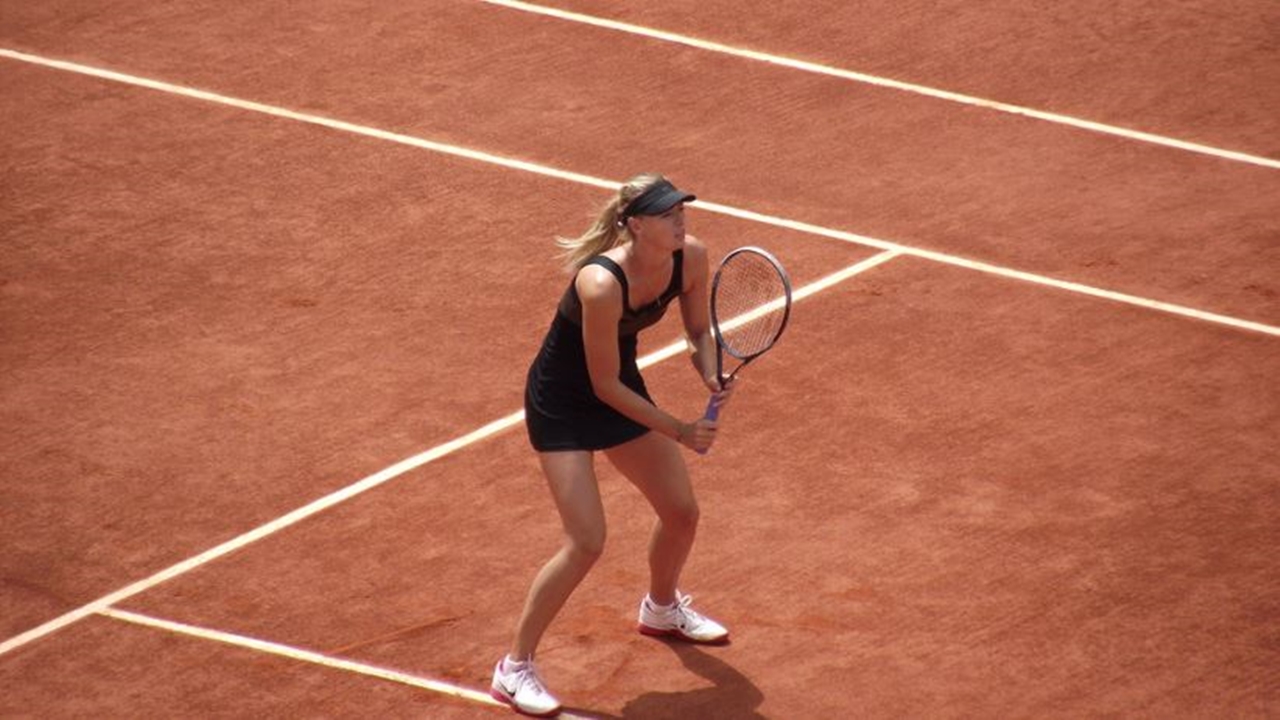 Maria Sharapova looks set for a good US Open with Halep out
