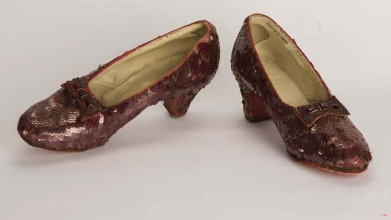 The Wizard of Oz: Judy Garland's ruby slippers found after 13 years