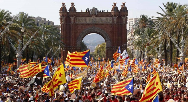 Aumenta la venta de merchandaising los días previos a la Diada