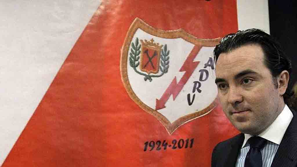 Raúl Martín Presa Raúl explica los problemas que vive el club de Vallecas
