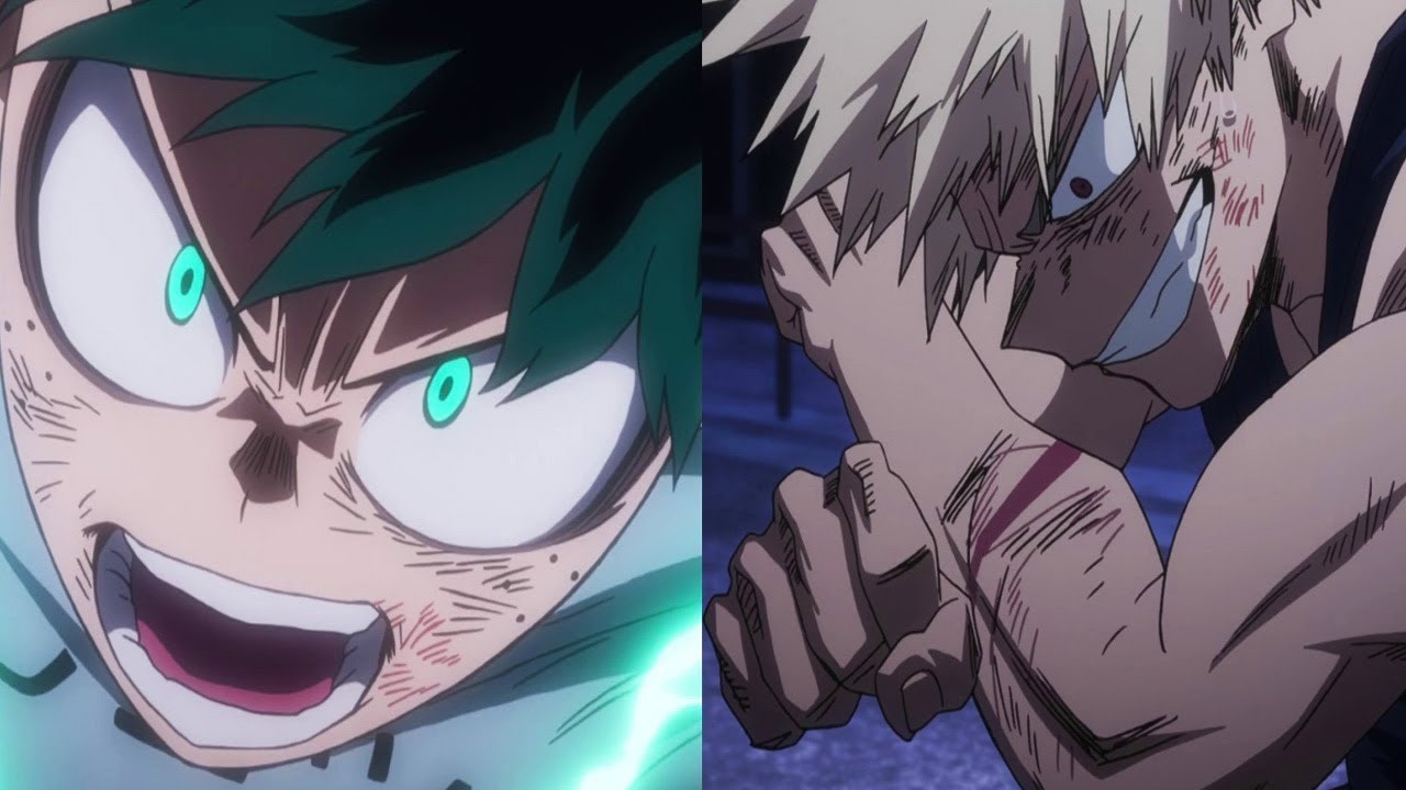 La batalla más esperada Deku vs Bakugo