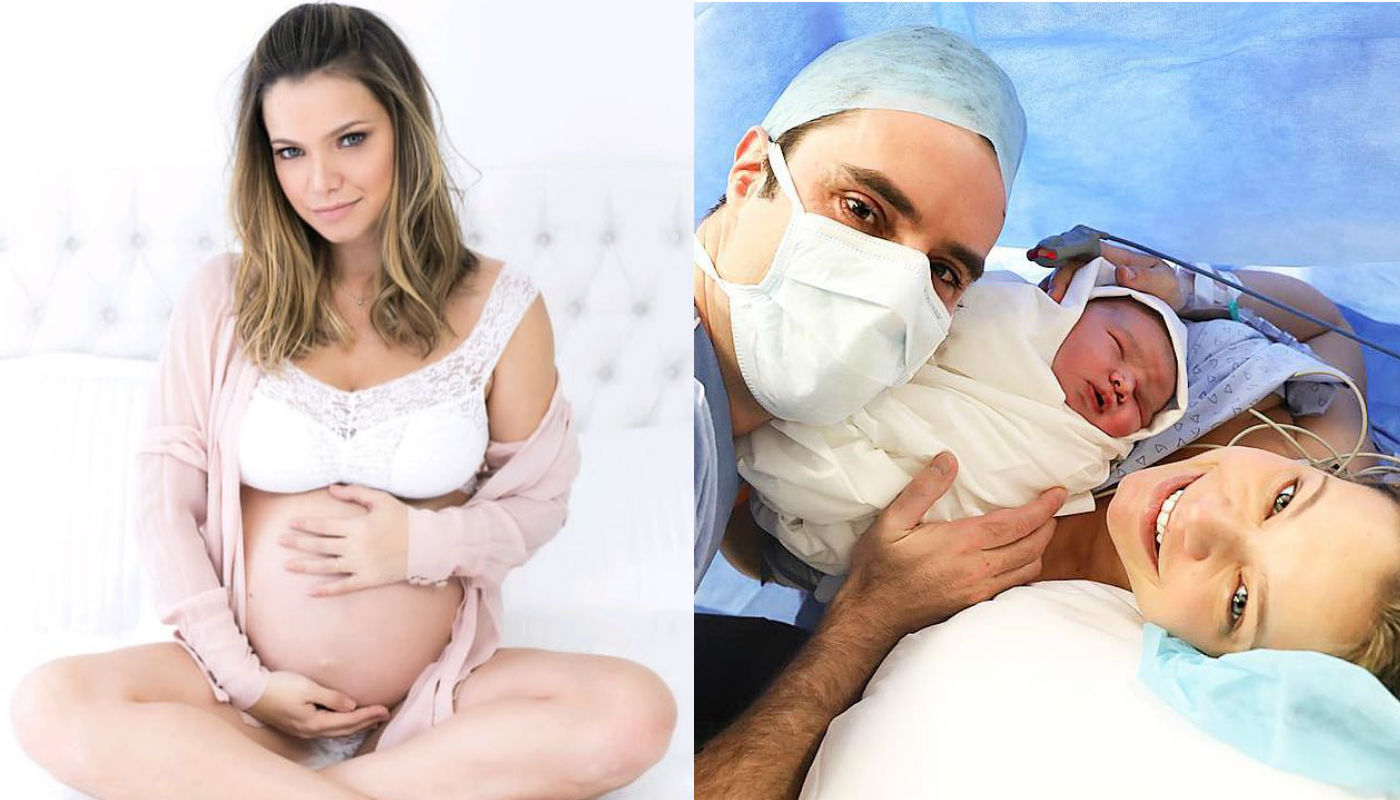Nasce primeiro filho da atriz Milena Toscano