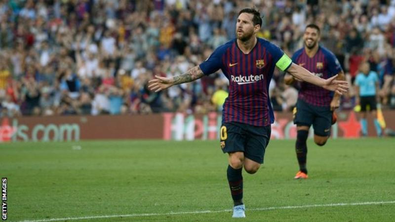 Lionel Messi returns to form with Champions League hat-trick
