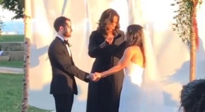Michelle Obama la boda de la hija de unos amigos