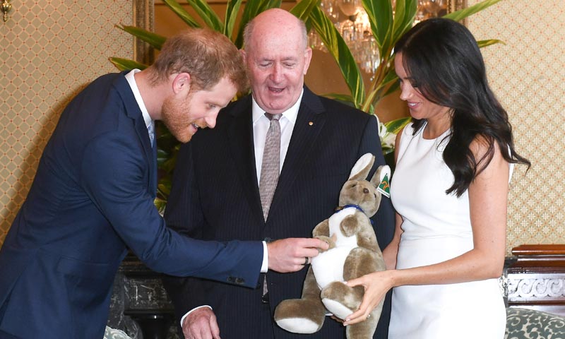 El bebé del príncipe Harry y Meghan Markle recibe su primer regalo en Australia