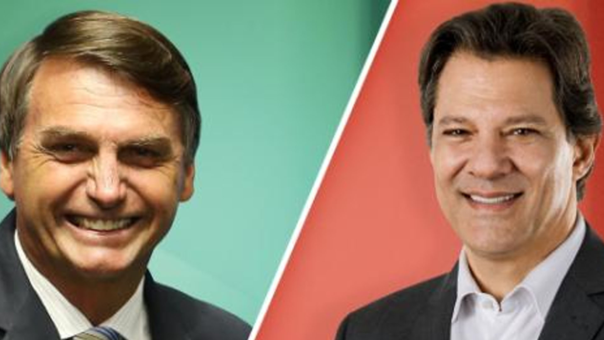 Jair Bolsonaro tem 57% dos votos válidos contra 43% de Fernando Haddad