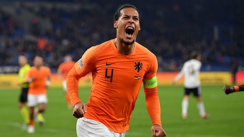 Virgil Van Dijk golea a Alemania y elimina a Francia de la Liga de Naciones