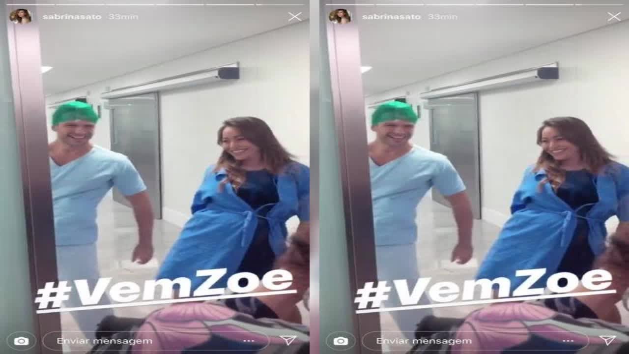 Sabrina Sato dança antes de entrar na maternidade