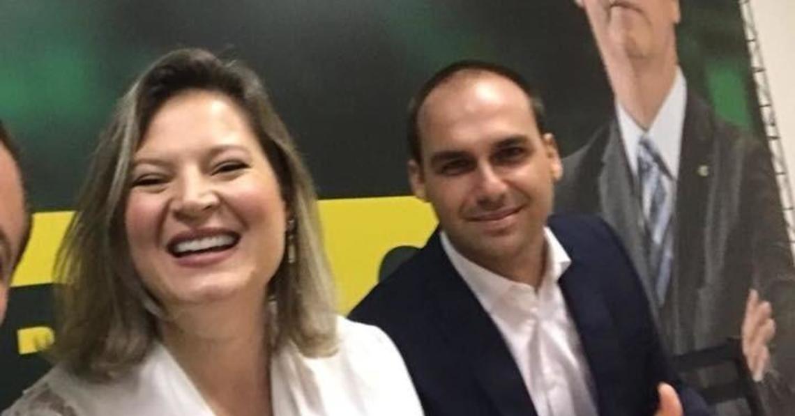 Joice Hasselmann entra em conflito com Eduardo Bolsonaro