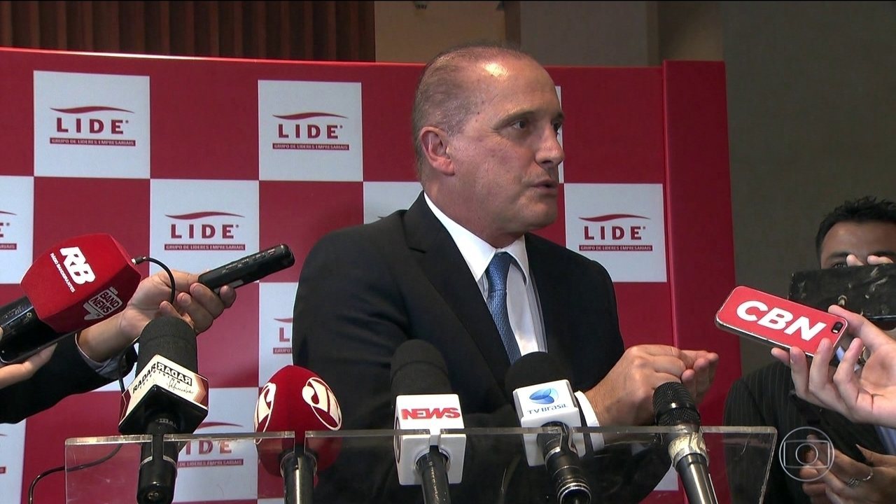 Onyx Lorenzoni assegura que não está envolvido em corrupção e caixa 2