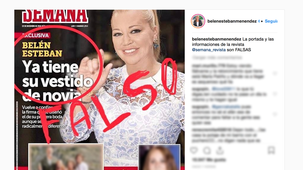 Belén Esteban desmiente que ya tenga su vestido de novia