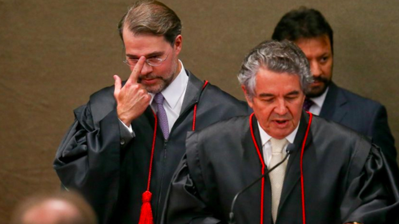 Desentendimento entre Toffoli e Marco Aurélio enfraquecem o STF