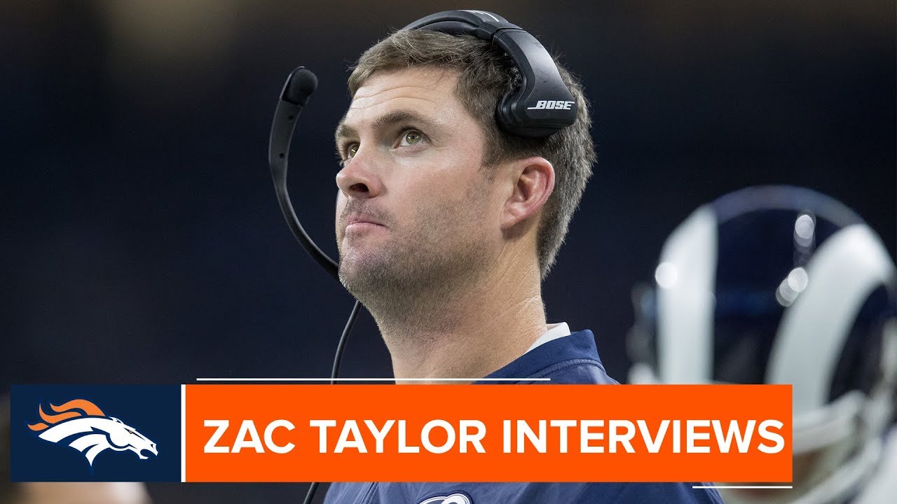 Zac Taylor could be the next Denver Broncos head coach