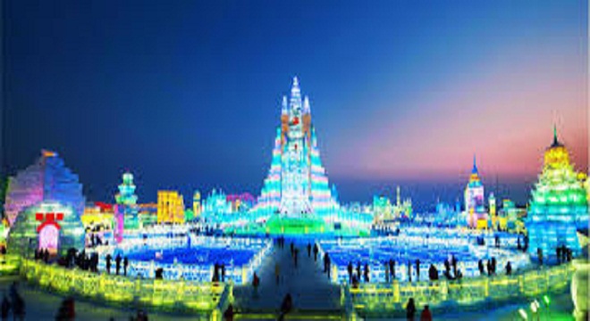 Arranca en Harbin festival de hielo y nieve