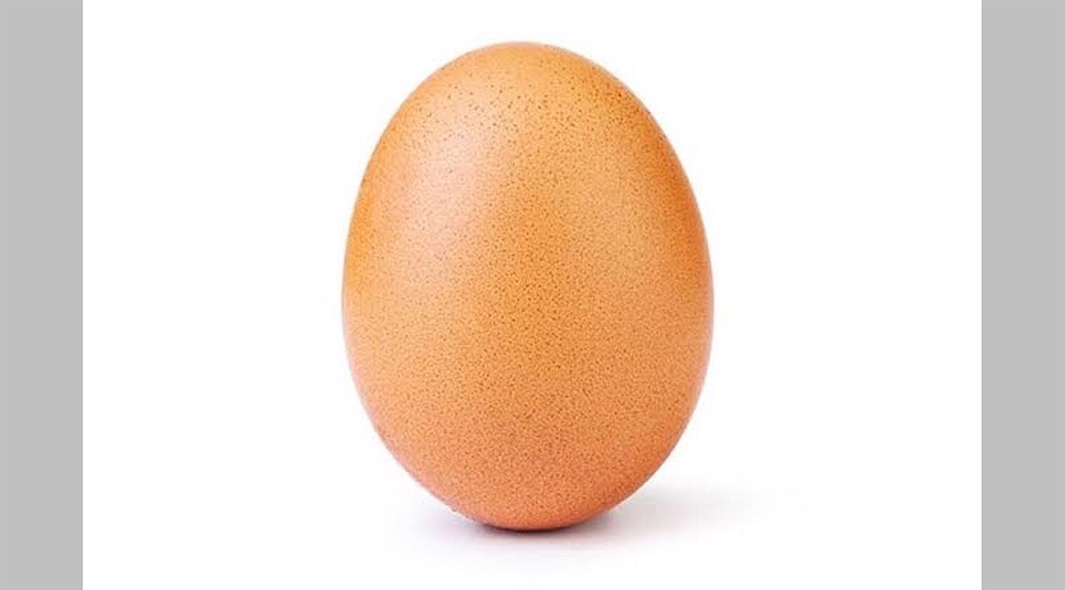 Foto de ovo passa de 26 milhões de curtidas no Instagram
