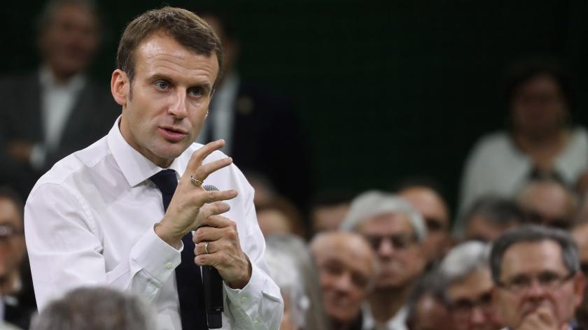 Emmanuel Macron débute le Grand débat devant 600 maires