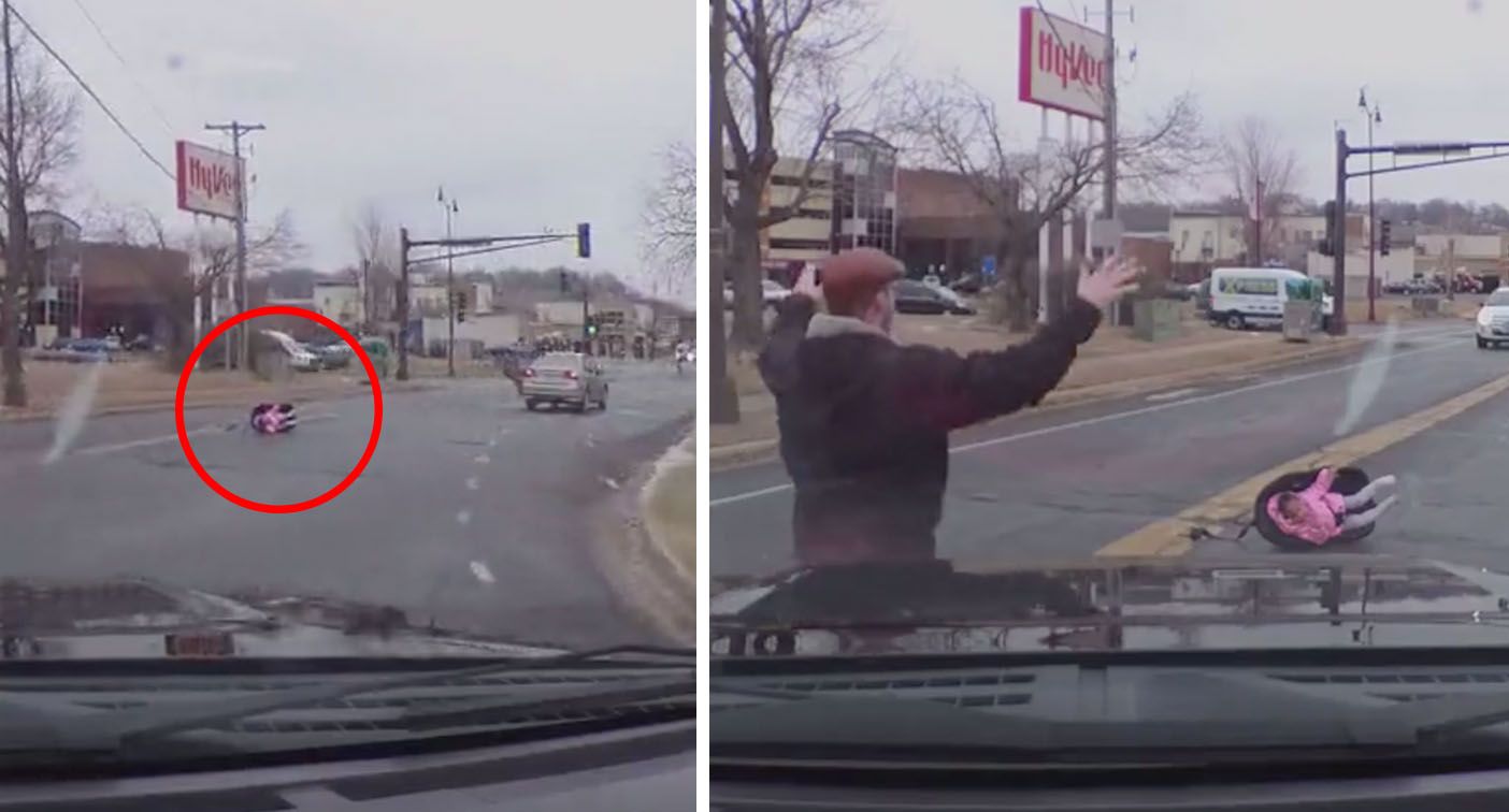 Vídeo mostra exato momento em que bebê cai do carro em movimento nos EUA