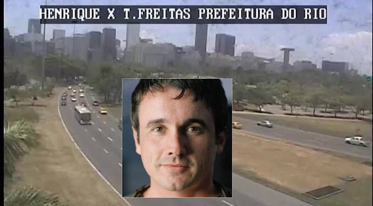 Câmeras da prefeitura do RJ flagram acidente do ator Caio Junqueira