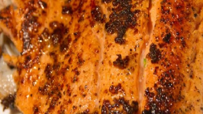 Recipe for blackened fish with lemon and butter sauce