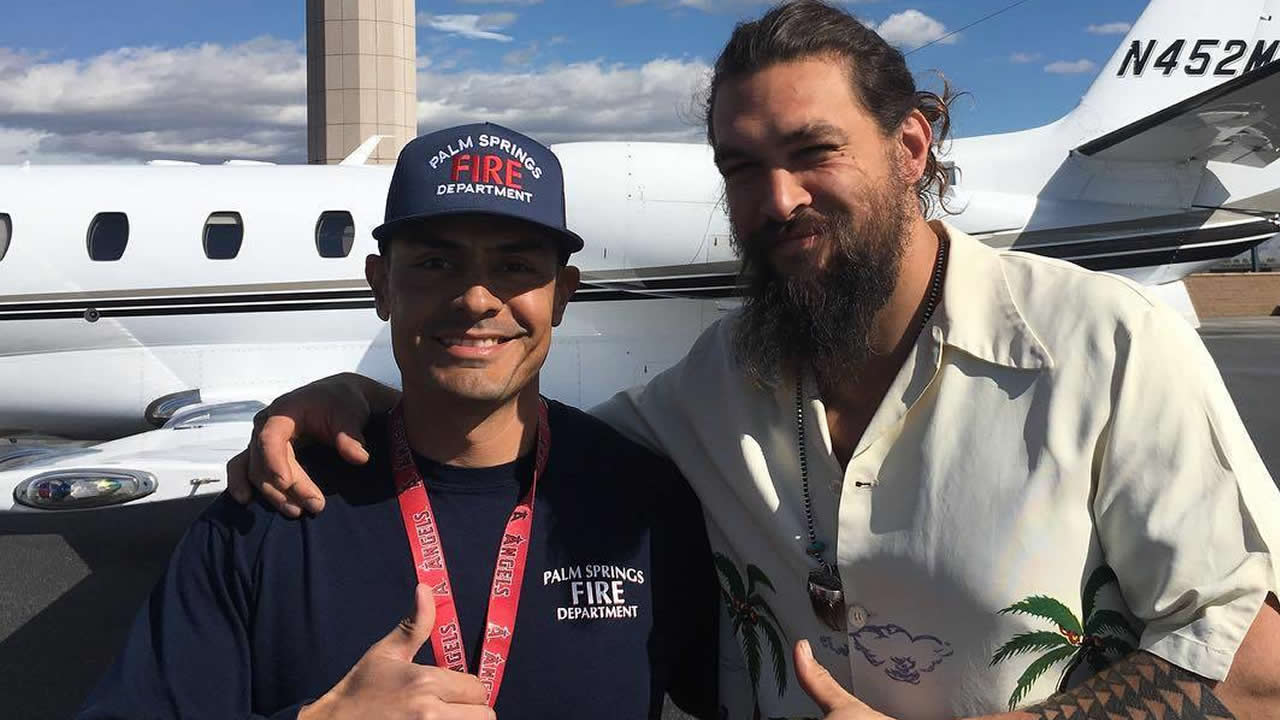 Avião que levava ator Jason Momoa é obrigado a fazer pouso de emergência