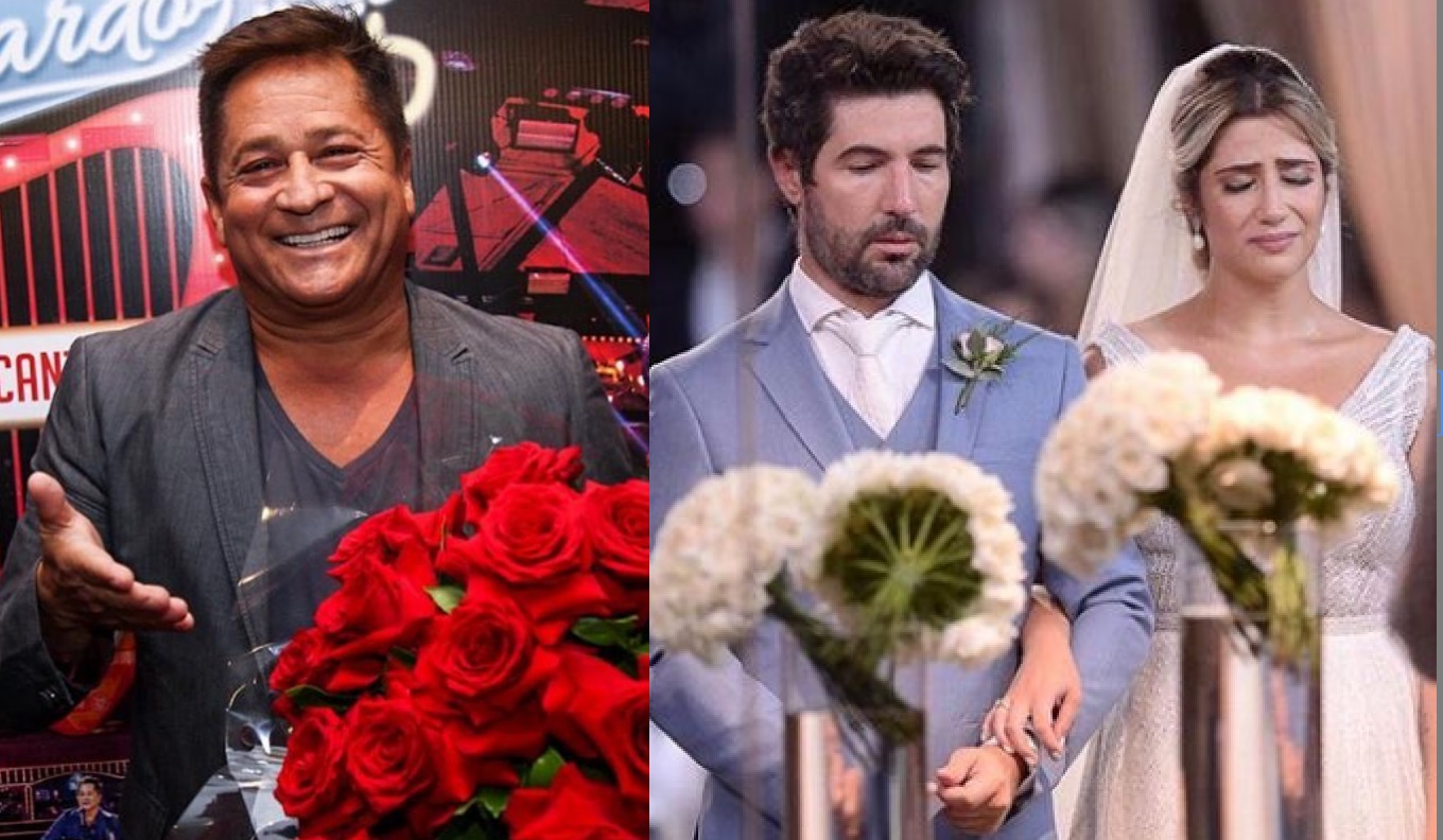 Cantor Leonardo não comparece ao casamento da filha com Sandro Pedroso