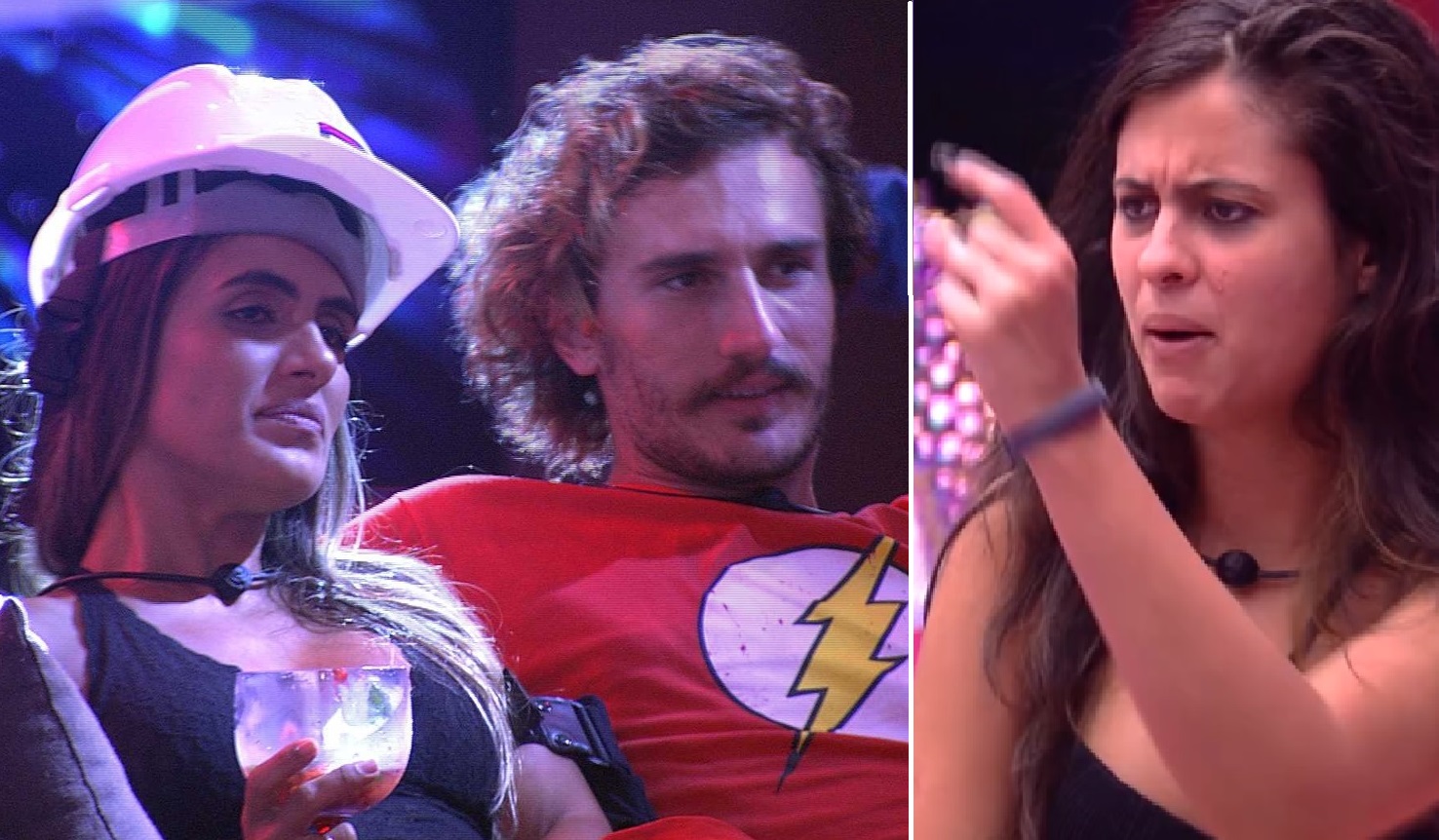 BBB19 - Carol Peixinho se aproxima, chama Alan de mozão e Hana dispara: 'perdendo a mão'