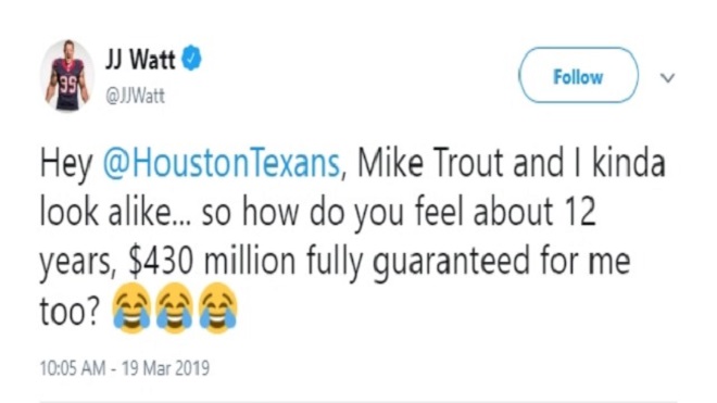 Social media has some serious reactions to the Mike Trout contract