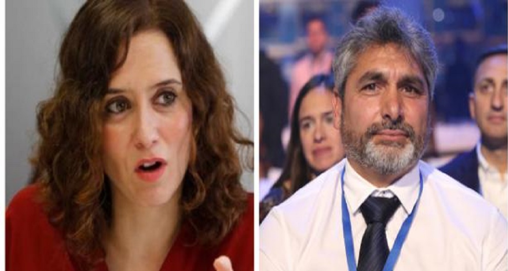 Juan José Cortés intenta ligar con Díaz Ayuso y ella reacciona delante de cámaras