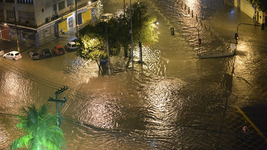 Fortes Chuvas deixam Rio em estado de atenção